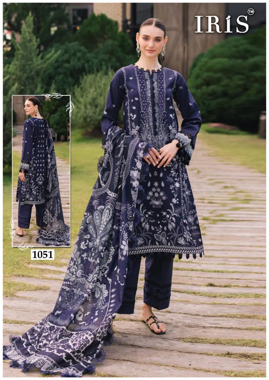 Afsanah Vol 6 By Iris Cotton Printed Pakistani Dress Material Orders In India